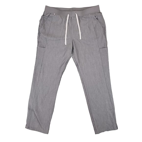 Figs Technical Collection Scrub Pants Size Large Gray Medical Uniform Nurse - Picture 1 of 7